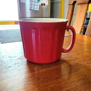 Oven Fresh Stoneware Soup Bowl 18 oz mug Red